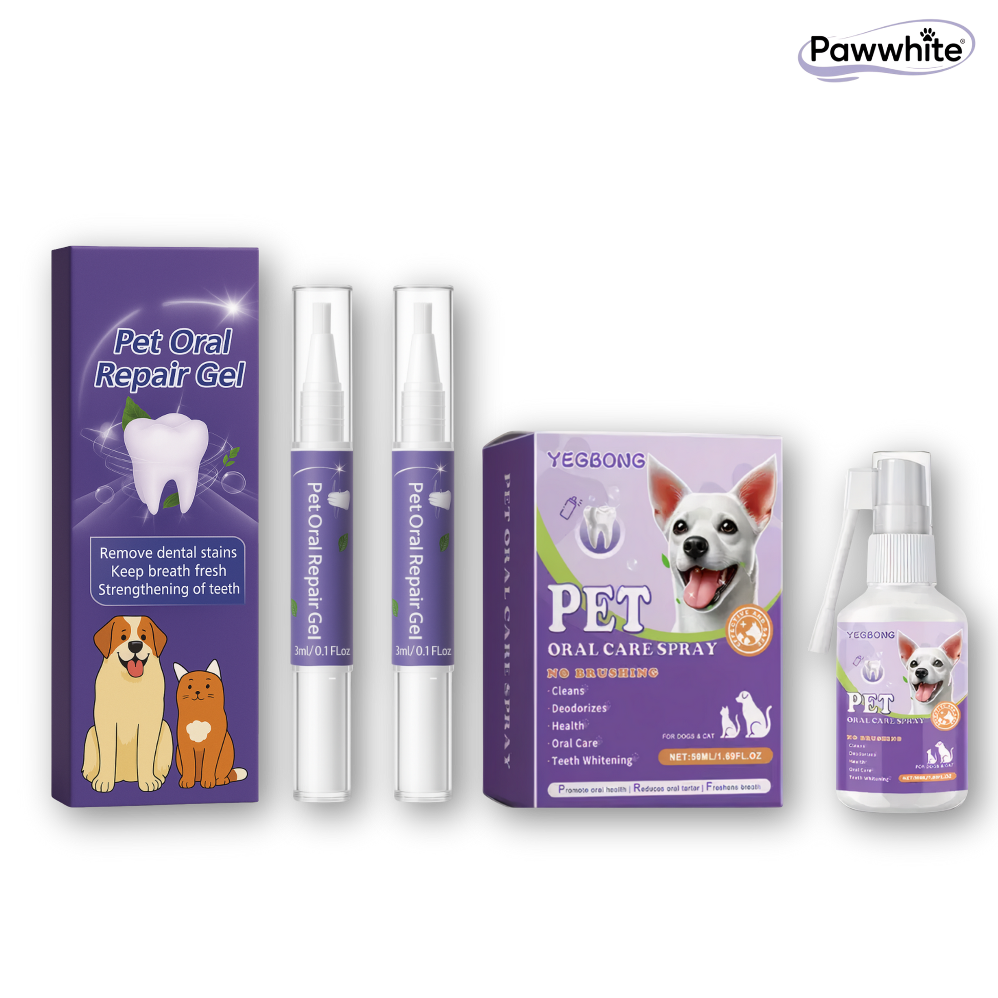 PawWhite™ Complete Routine — Deep Clean & Daily Freshness